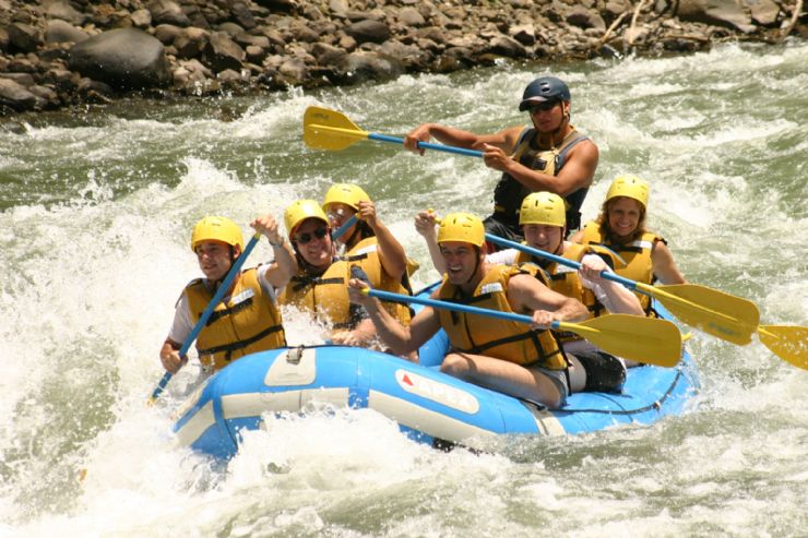 White water rafting in Costa Rica